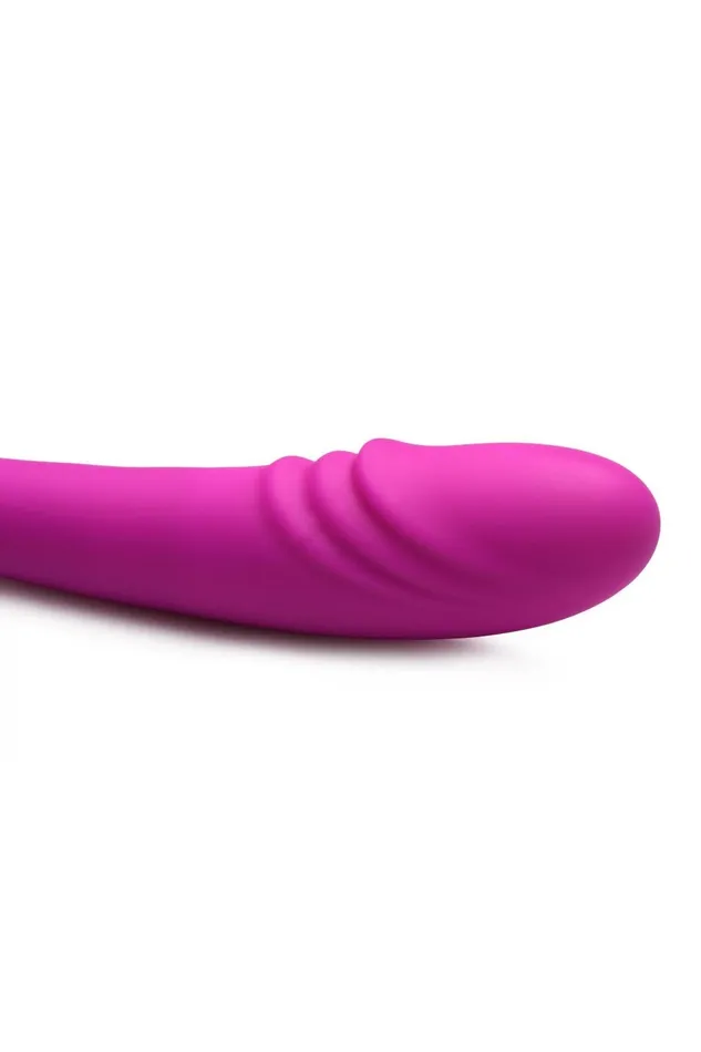 Female Sex Toys Sd 7X Double Team Silicone Double Dildo with Remote