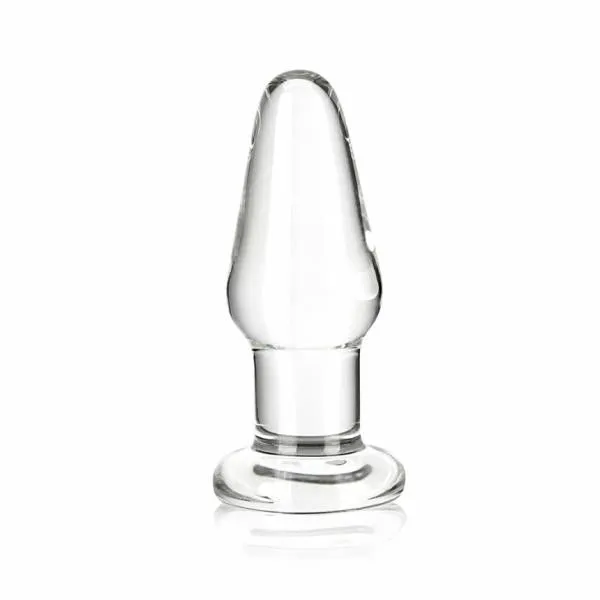 Glas 35 Inches Glass Butt Plug Clear Electric Eel Anal