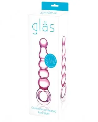 Glas Quintessence Beaded Glass Anal Slider Electric Eel Anal