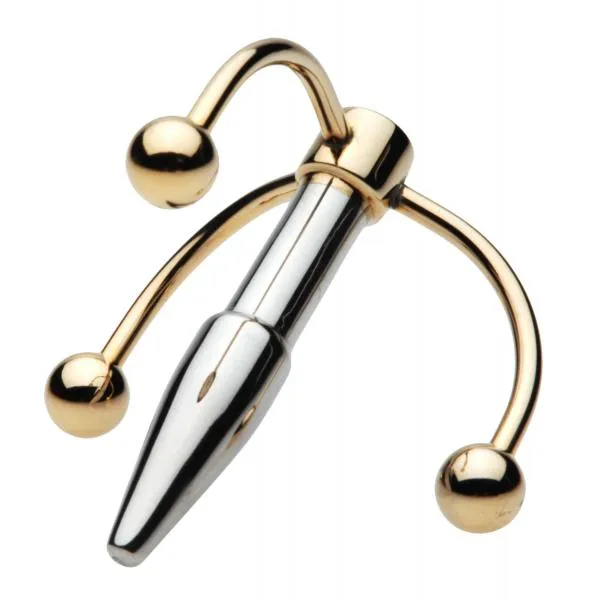 Golden Claw Head Urethral Plug Penis Jewelry Bulk Master Series Male Sex Toys