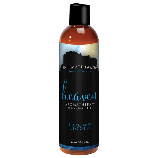 Intimate Earth Heaven Hazelnut Biscotti Massage Oil 4oz Intimate Earth Couples