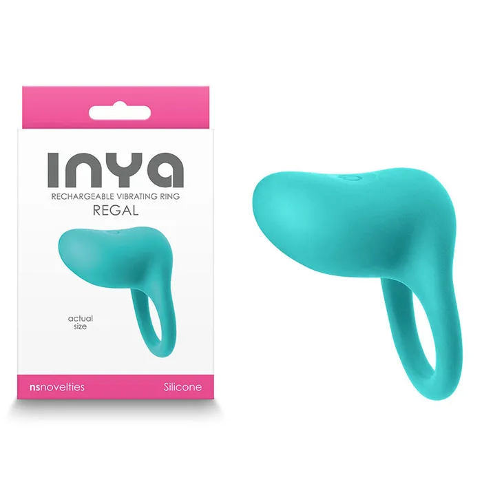 INYA Regal Teal Teal USB Rechargeable Finger Stimulator NS Novelties Vibrators