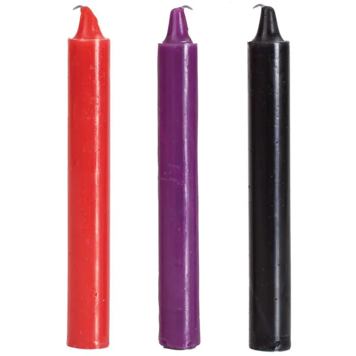 Japanese Drip Candles 3 Pieces Multi Coloured Doc Johnson Vibrators