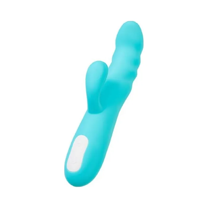 JOS Vibrators Rotating Shaft Rabbit Vibrator Merry Swirl Blue