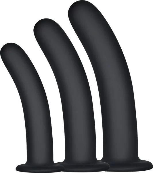 Kick Up Silicone Vaginal Training Kit Black Nanma Anal