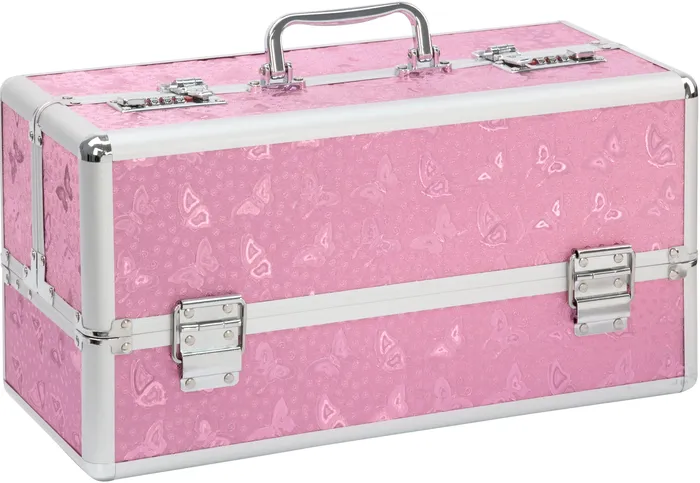 Lockable Large Vibrator Case Pink BMS Vibrators