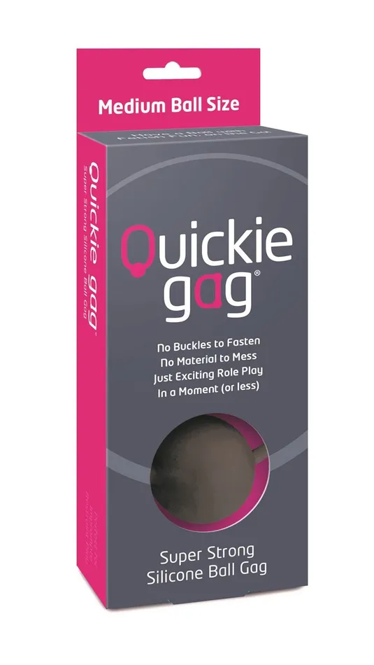 Lovetwoo Anal Quickie Gag Medium Ball Black