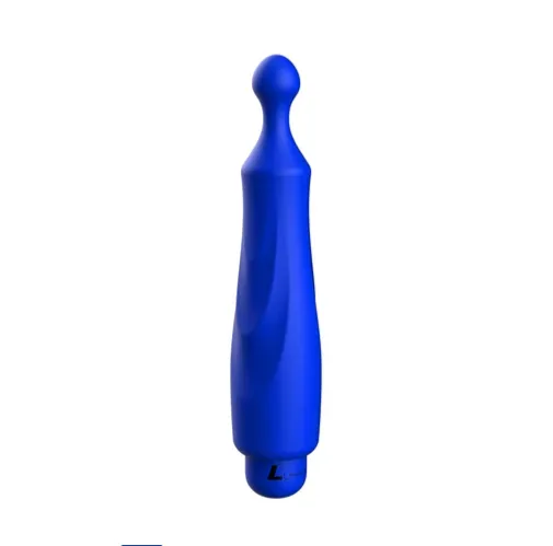 Luminous ABS Bullet With Silicone Sleeve 10Speeds Dido Royal Blue Shots Toys Female Sex Toys