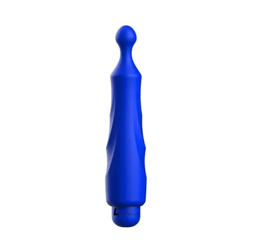 Luminous ABS Bullet With Silicone Sleeve 10Speeds Dido Royal Blue Shots Toys Female Sex Toys