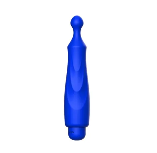 Luminous ABS Bullet With Silicone Sleeve 10Speeds Dido Royal Blue Shots Toys Female Sex Toys