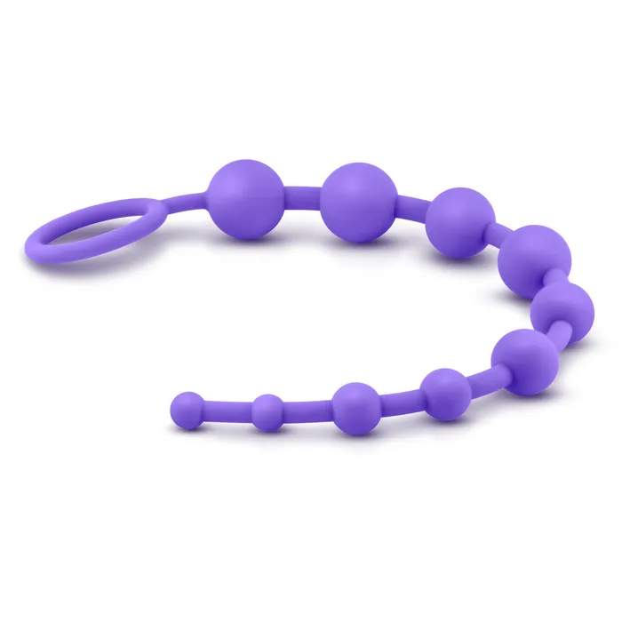 Luxe Silicone 10 Beads Purple Luxe Anal