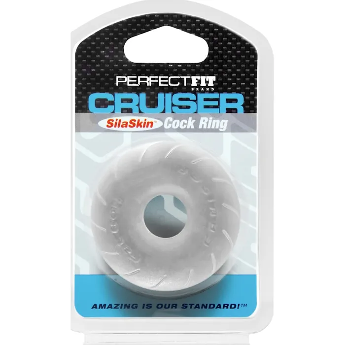 Male Sex Toys PerfectFit Cruiser Ring 25 SilaSkin Clear