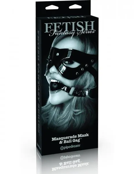 Masquerade Mask Ball Gag Black Fetish Fantasy Limited Edition Anal