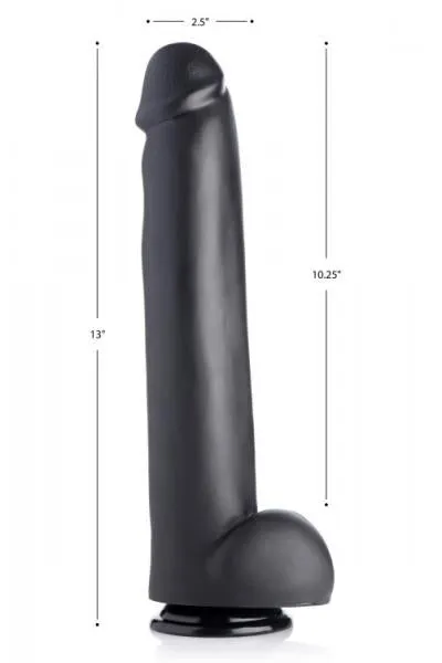 Master Cock Dildos The Master Suction Cup Dildo Black