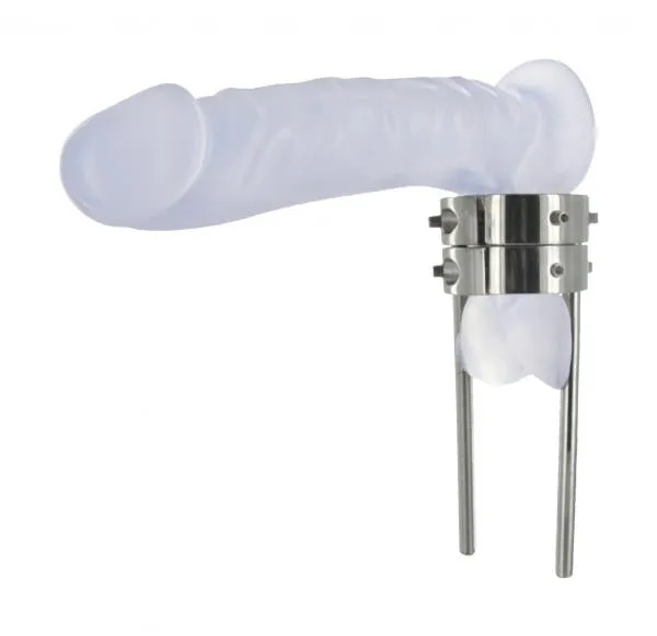 Master series Male Sex Toys Hells Bridge Spiked Ball Stretcher