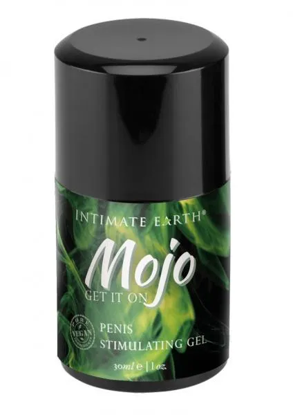 Mojo Niacin And Ginseng Penis Stim Gel 1oz Intimate Earth Male Sex Toys