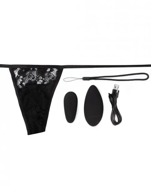 My Secret Premium Ergonomic Remote Panty Set Black Screaming O Female Sex Toys