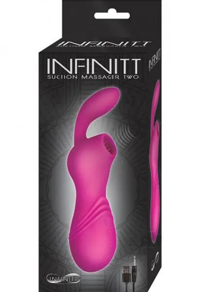 Nasstoys Infinitt Suction Massager Two Pink Vibrator Vibrators