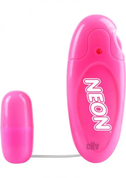 Neon Luv Touch Neon Mega Bullet Vibrator Pink Vibrators