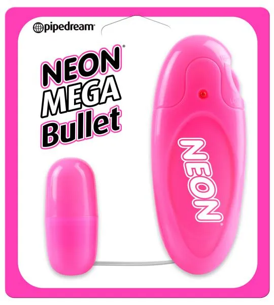 Neon Luv Touch Neon Mega Bullet Vibrator Pink Vibrators