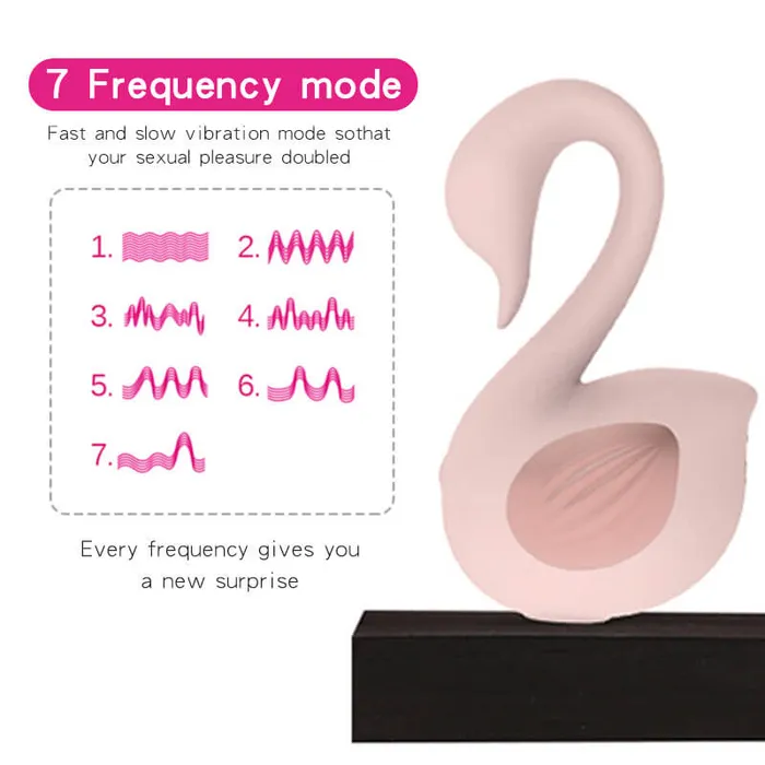 OOTYEMO Little Swan Silicone Shockabsorbing Toy Vibrators