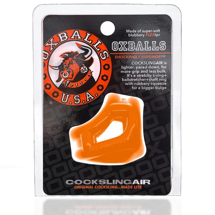 Original Lite Cocksling Air Orange OxBalls Male Sex Toys