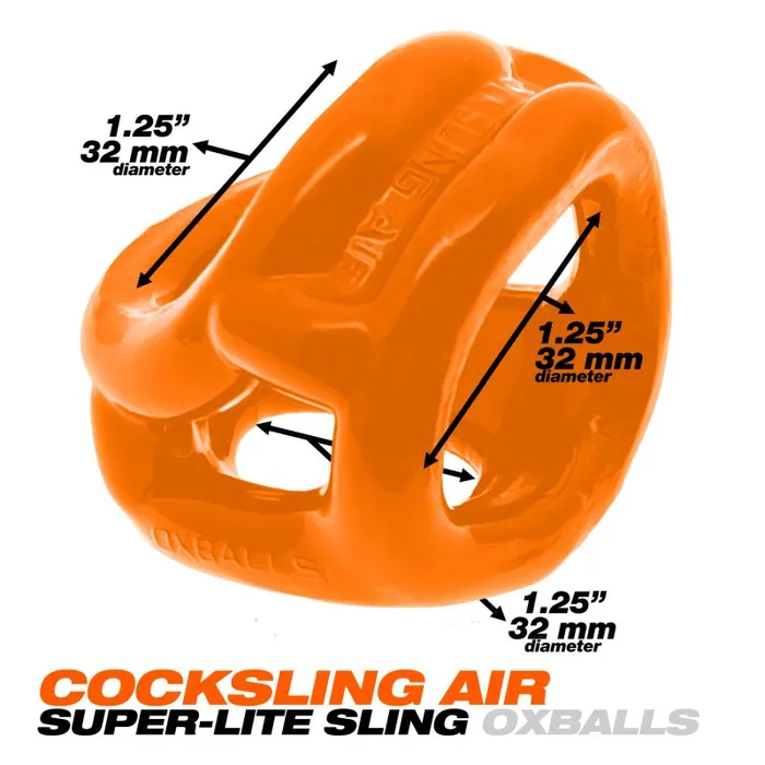 Original Lite Cocksling Air Orange OxBalls Male Sex Toys