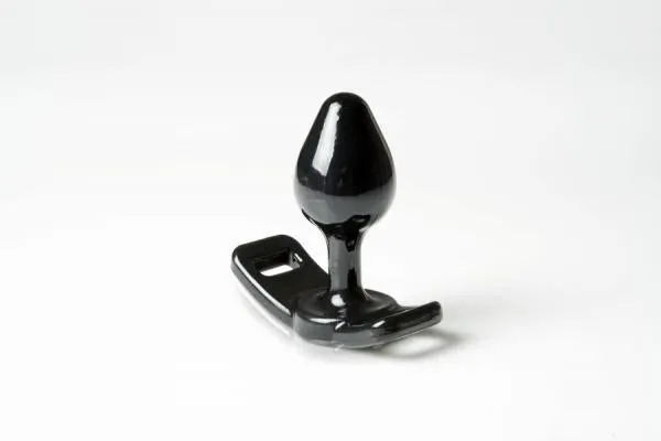 Perfect Fit Brand Anal Strap On Master Butt Plug Small Black