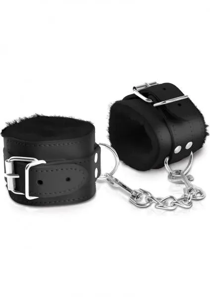 Pipedream Couples Fetish Fantasy Limited Edition Cumfy Cuffs Black