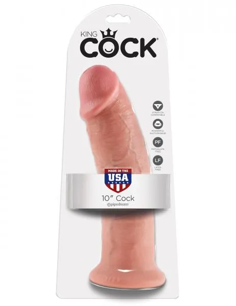 Pipedream Dildos King Cock 10 Dildo Beige