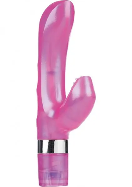 Platinum Edition Vibrators Platinum Edition G Kiss Dual Motor Vibe Pink 4 Inch