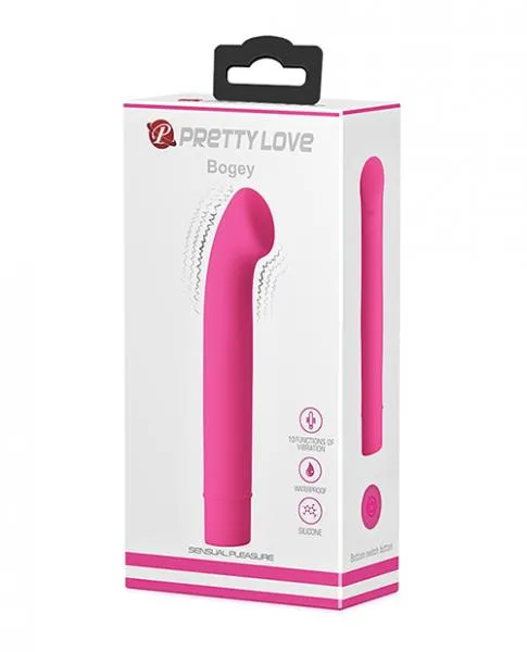 Pretty Love Vibrators Pretty Love Bogey Silicone Mini Vibrator Pink