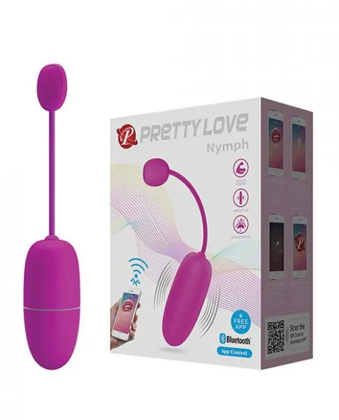 Pretty Love Vibrators Pretty Love Nymph App Enabled Egg Fuchsia