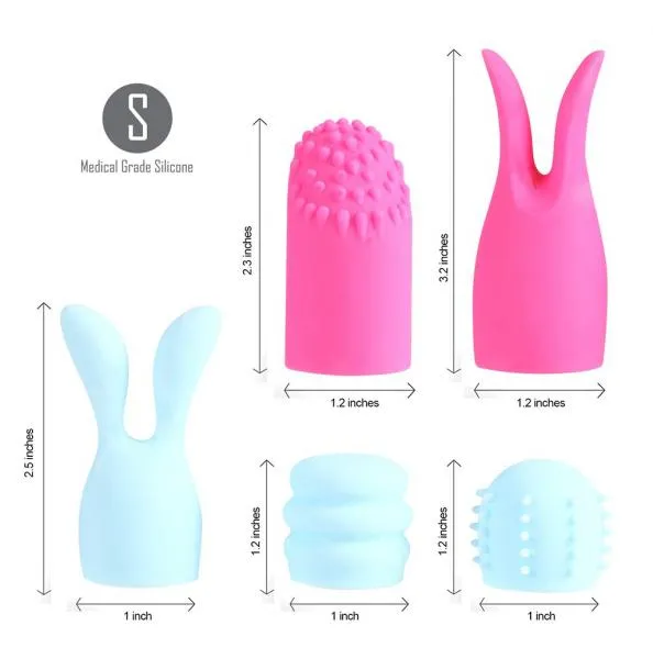 Quinn 5 Silicone Attachments Seductucom Female Sex Toys