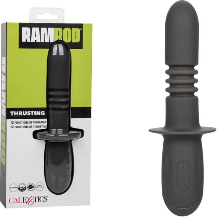 Ramrod Thrusting Dual Motor Probe Black California Exotic Novelties Anal