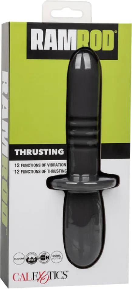 Ramrod Thrusting Dual Motor Probe Black California Exotic Novelties Anal