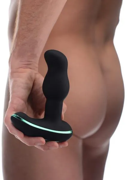 Rimsation 7 X Silicone Prostate Vibe With Rotating Beads Prostatic Play Male Sex Toys