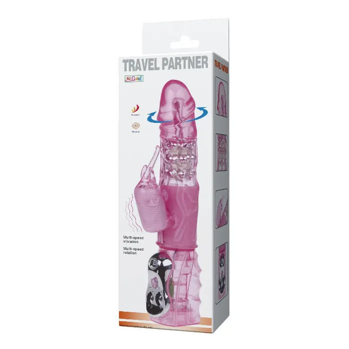 Rotating Rabbit Vibrator Pink Toys Budget Vibrators