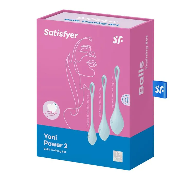 Satisfyer Palline Vaginali Yoni Power 2 Azzurro Satisfyer Vibrators