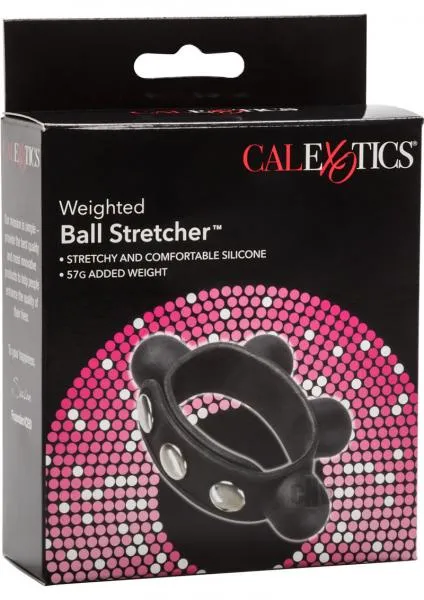 Seductucom Anal Weighted Ball Stretcher Silicone Black