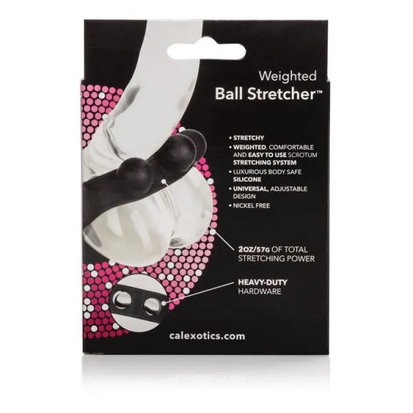 Seductucom Anal Weighted Ball Stretcher Silicone Black