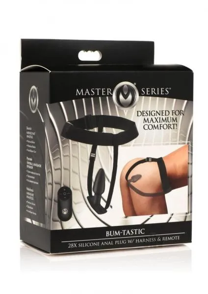 Seductucom Ms Bum Tastic Plug Harness Remote Anal