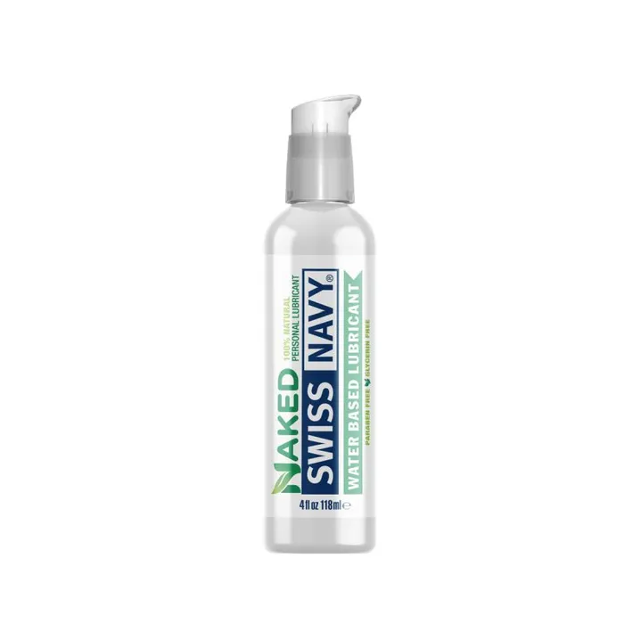 Sexual Health Wellbeing Swiss Navy Naked All Natural Water Based Lubricant 4oz118ml Swiss Navy