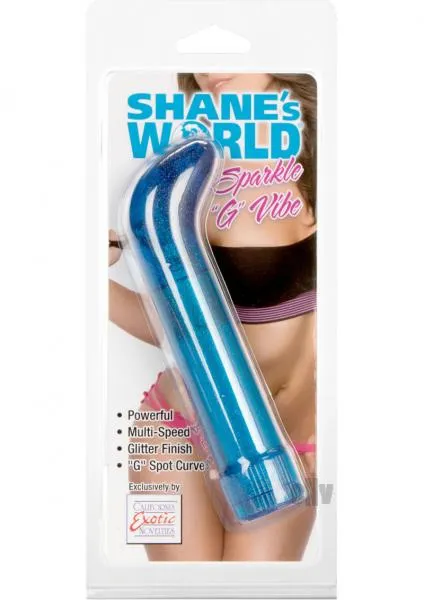 Shanes World Vibrators Shanes World Sparkle G Vibe Blue