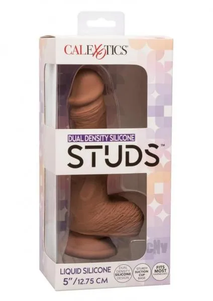 Silicone Studs Dual Dense 5 Chocolate Seductucom Female Sex Toys