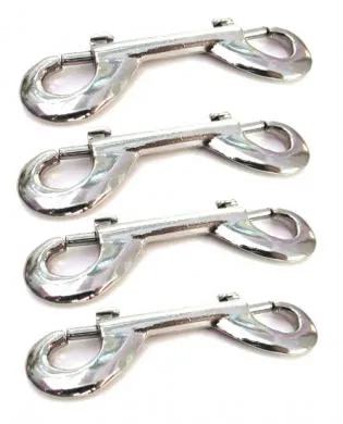 Stockroom Male Sex Toys Kinklab Nickel Plated Snap Hooks Pack Of 4