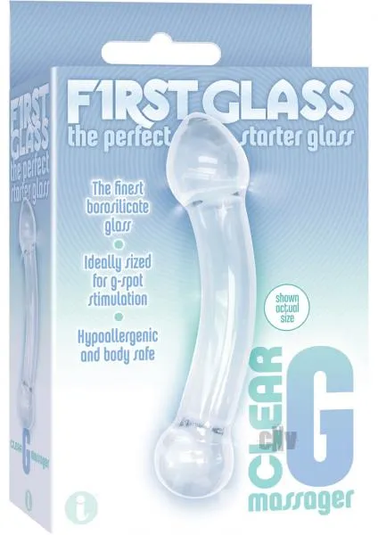 The Nines Anal First Glass G Massager Clear