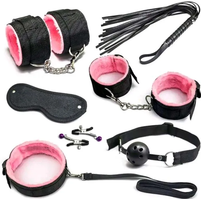 The Pleasure Shop adult toys Couples Cozy Feel 7PC Bondage kit