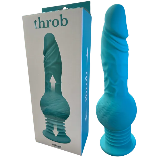 Thrusting Vibrator Throb Teal Hott Products Unlimited Vibrators