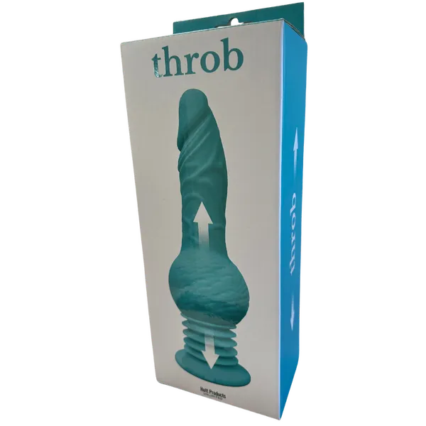 Thrusting Vibrator Throb Teal Hott Products Unlimited Vibrators